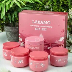 Lakamo Pink Whitening & Moisturizing Spa Set